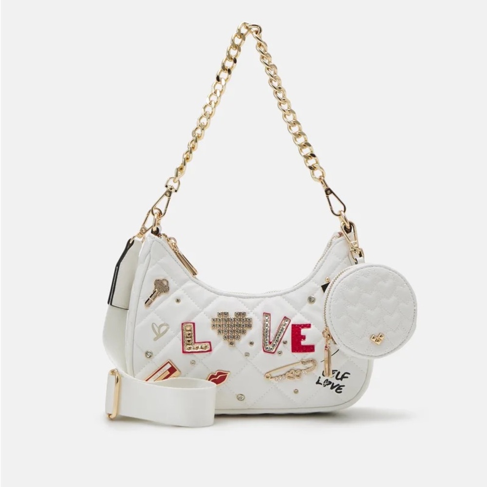 ALDO Amberly crossbody Bag with Gold Chain and Crossbody Strap - Picture 3 of 7